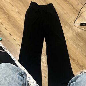 Wild Fable Black Textured Pants